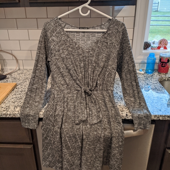 As U Wish Dresses & Skirts - As u wish grey sweater dress- from dry goods